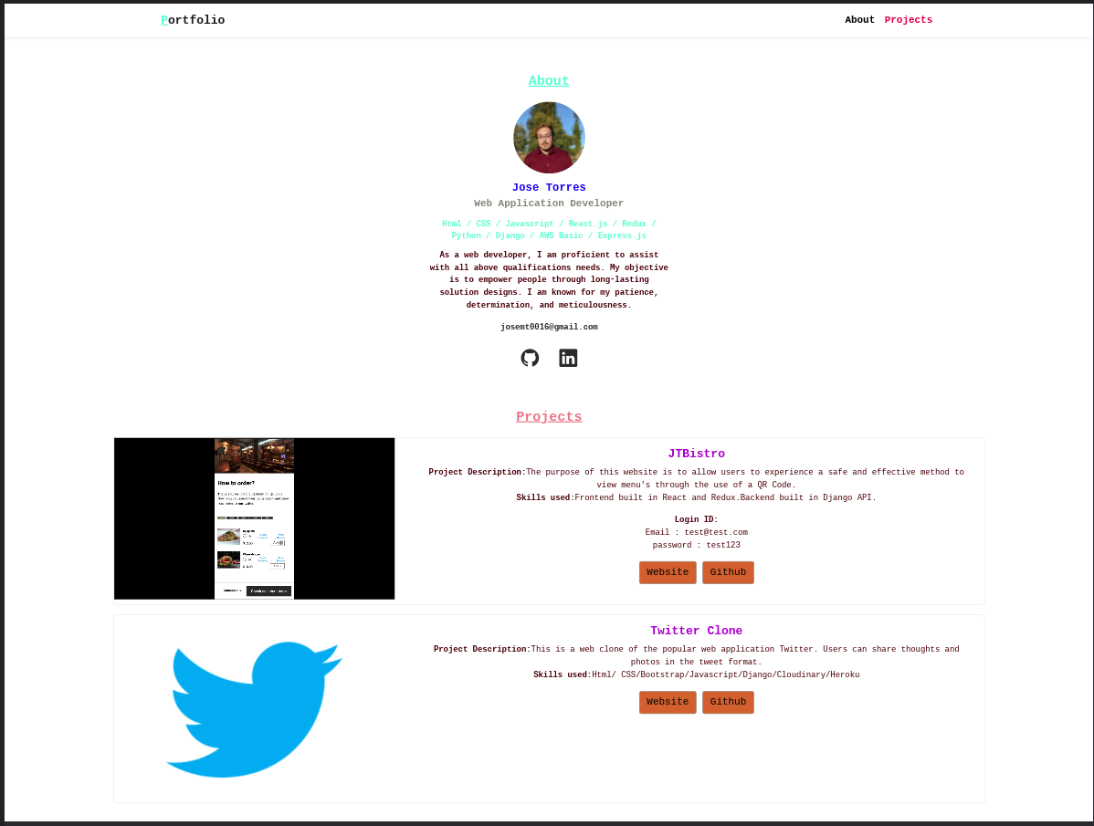 GitHub - josetorresKS/Portfolio