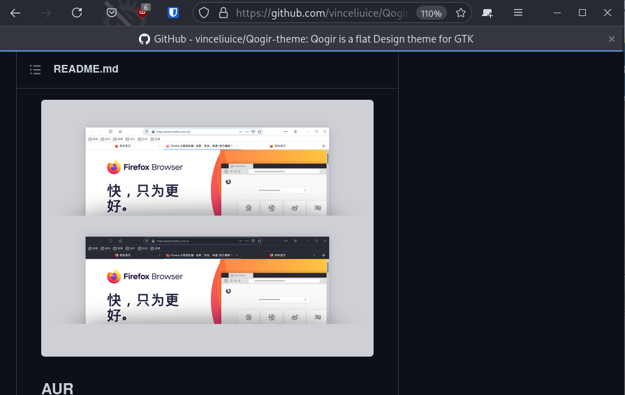 Firefox - Wrong color on dark theme · Issue #248 · vinceliuice/Qogir ...