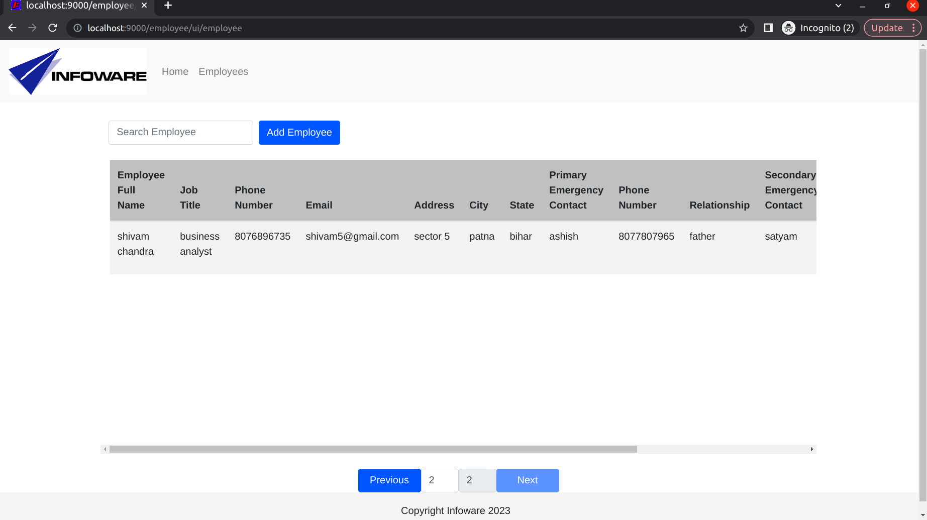 GitHub - RankerO/Infoware-Assignment: CRUD features in Java spring boot API