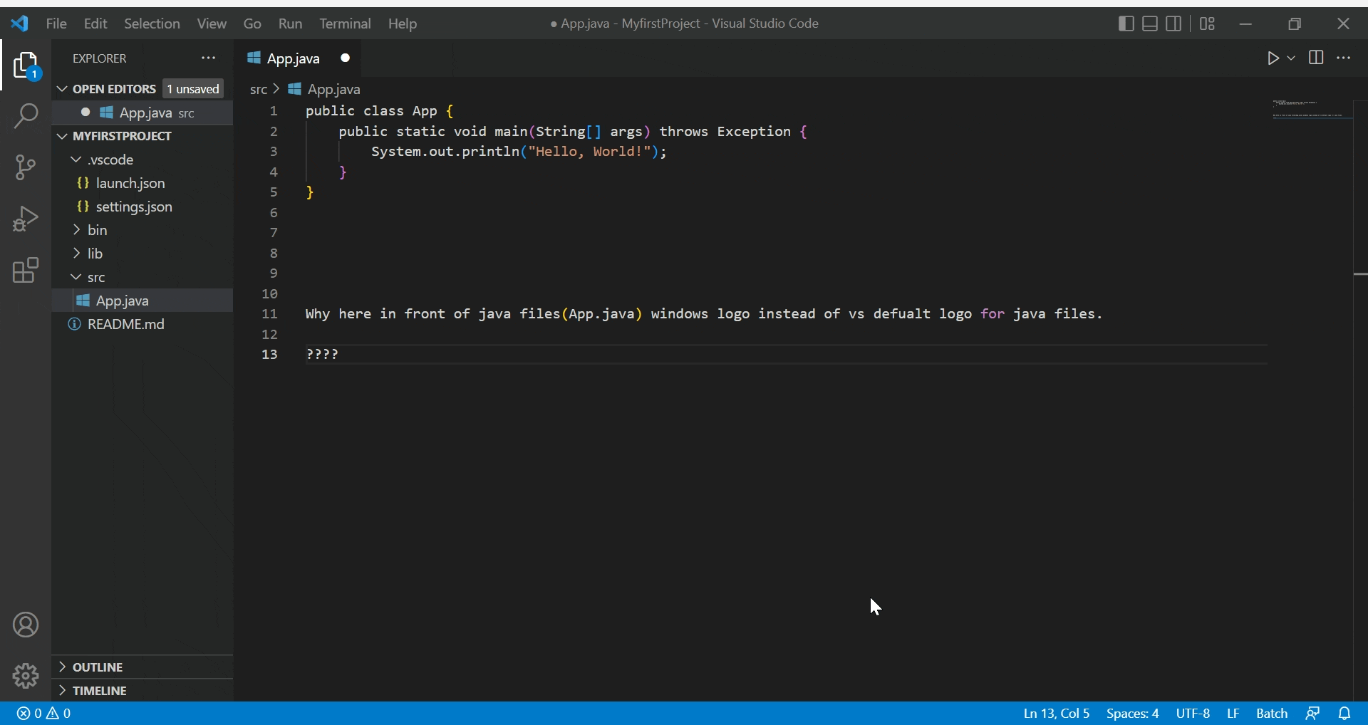for java files logo will be different · Issue #161940 · microsoft ...