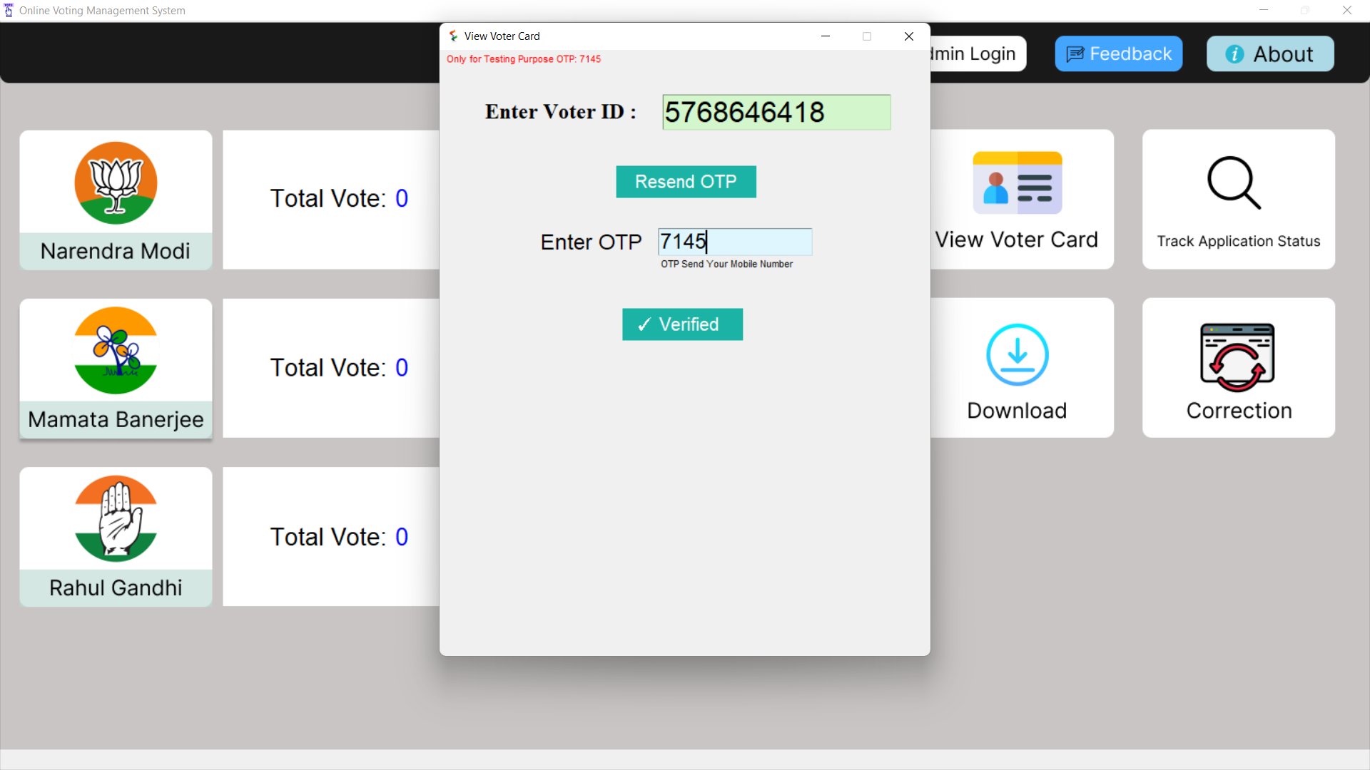 GitHub - DEV6210/Online-Voting-Management-System: This Project is ...