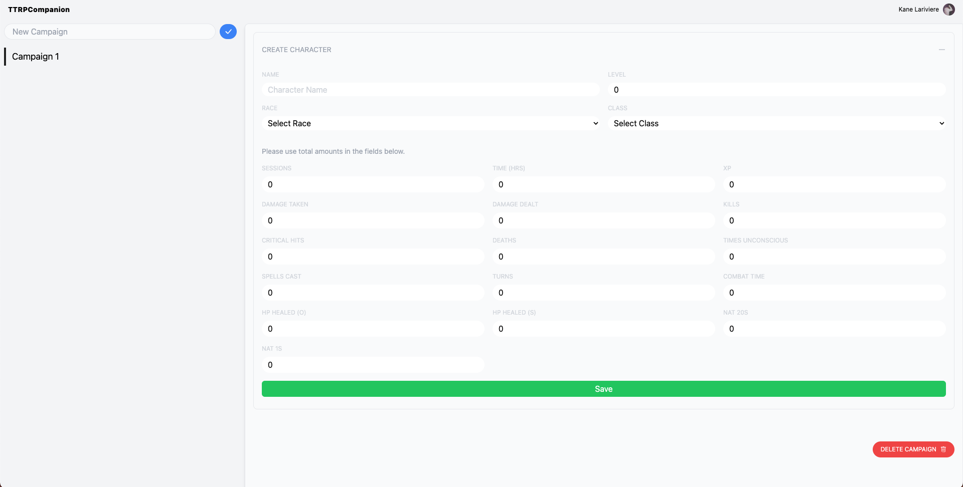 GitHub - knlrvr/ttrpg-char-stats-v2: TTRPCompanion tracks stats for any ...