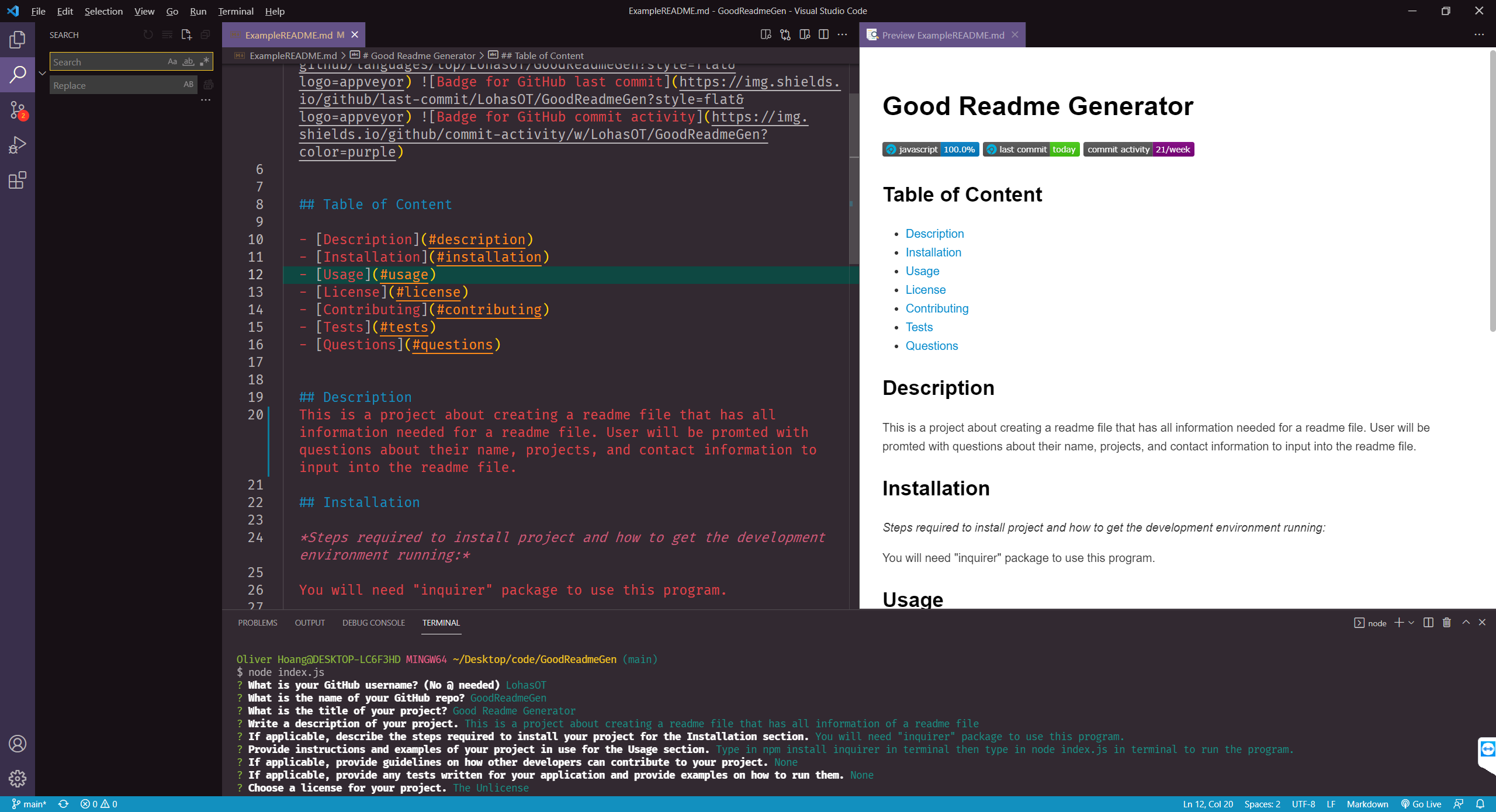 GitHub - LohasOT/GoodReadmeGen · GitHub