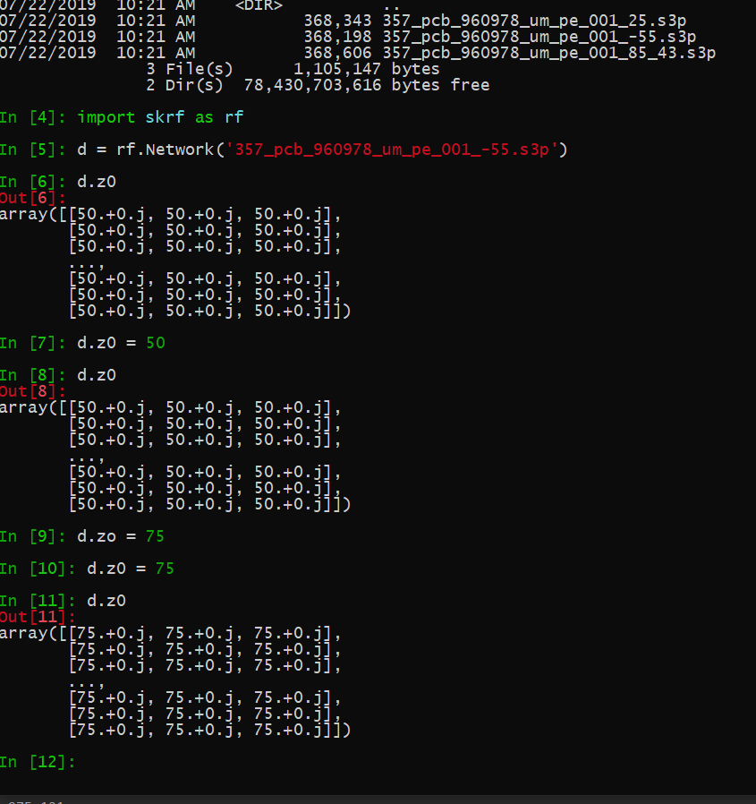 ! Port Impedance parsing not working properly with HFSS output · Issue ...