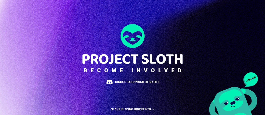 Project Sloth GitHub Banner