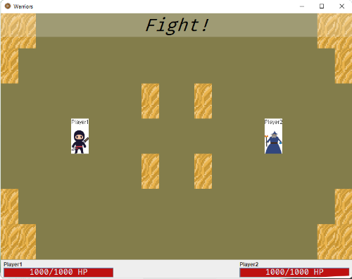 GitHub - PiotrPrzetacki/Warriors: Simple 2d arcade combat game. Made ...