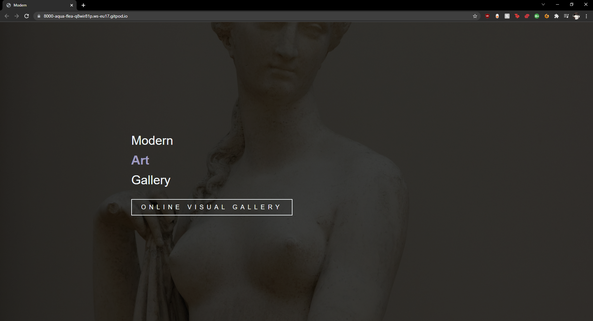GitHub - Richard9703/ModernArtGallery