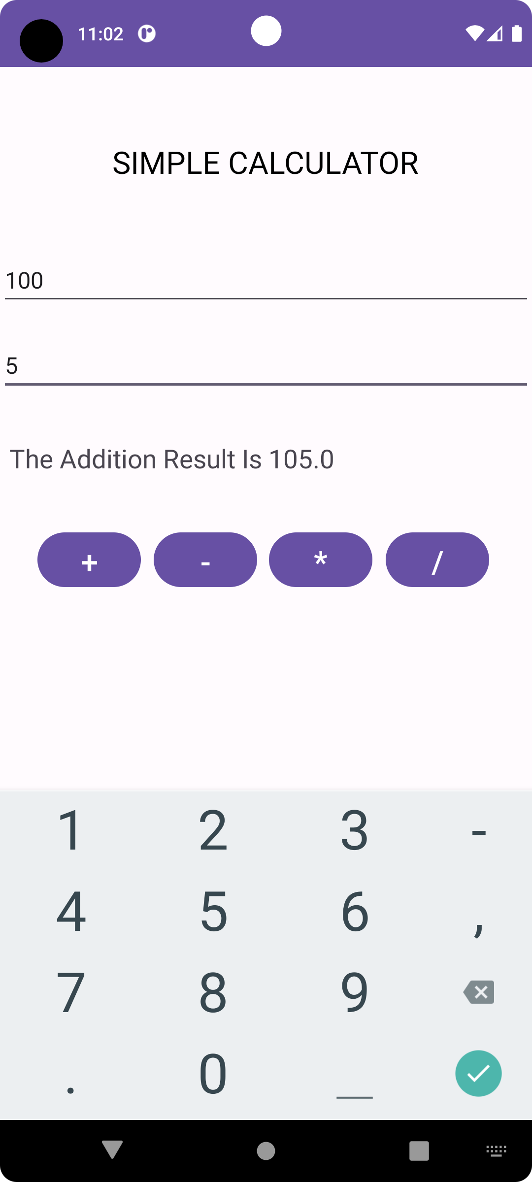 GitHub Siddarthan999/MADEXP9DevelopaSimpleCalculatorinAndroid