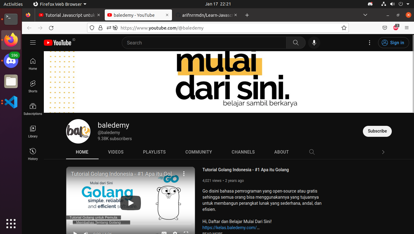 Github Arifnrrmdn Learn Javascript