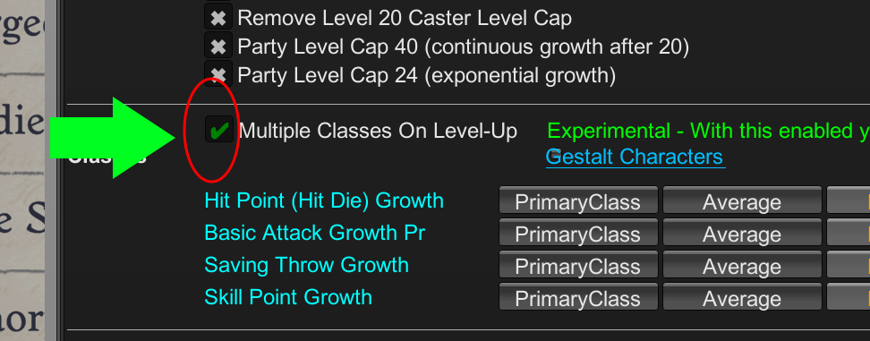 Multiclass toggle