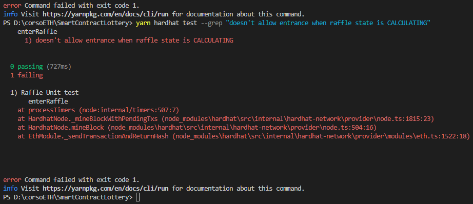 Failing test in lesson 9 · smartcontractkit full-blockchain-solidity ...