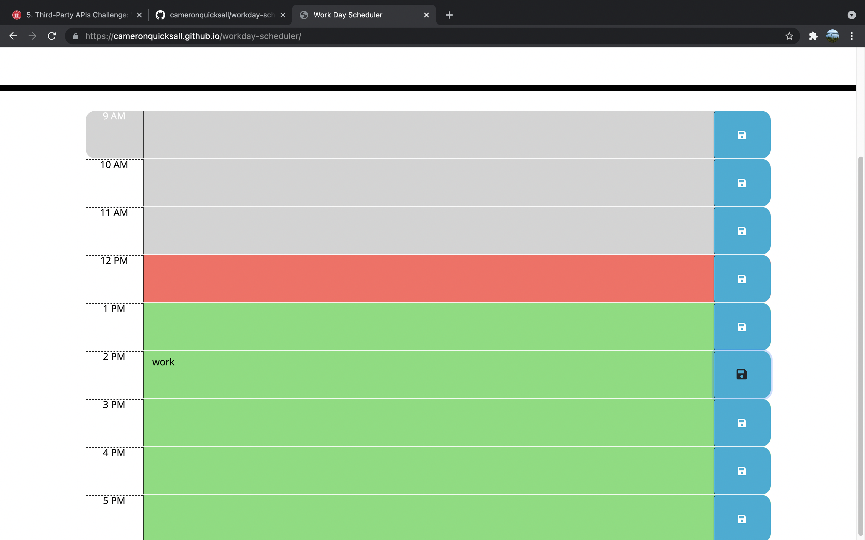 GitHub - cameronquicksall/workday-scheduler