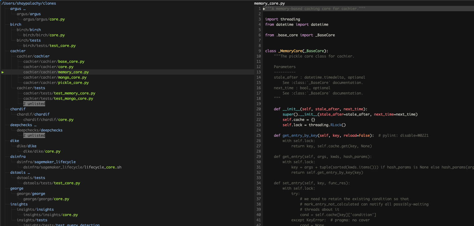 Python syntax highlighting in preview stops at the first comment ...