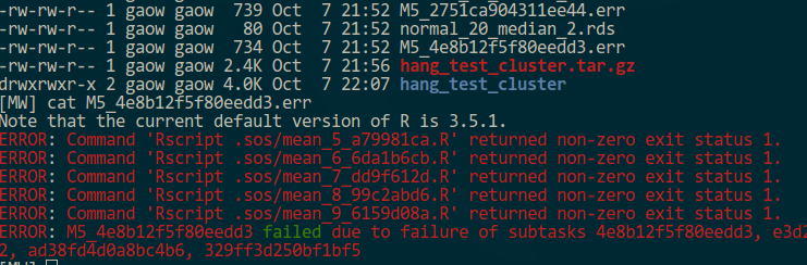 Failed jobs make SoS hang on cluster · Issue #1078 · vatlab/sos · GitHub