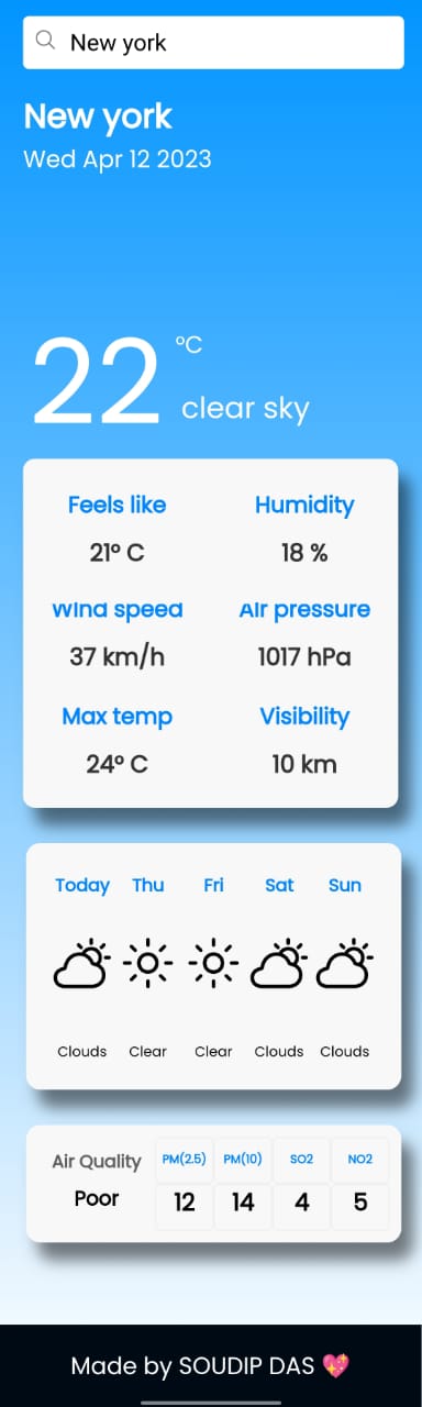 GitHub - front-runner-sd/Weather-Application: It is a responsive ...