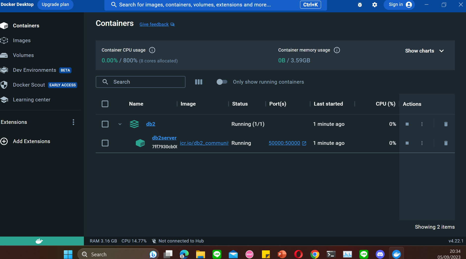 Instalasi IBM DB2 dengan Menggunakan Docker Container · GitHub