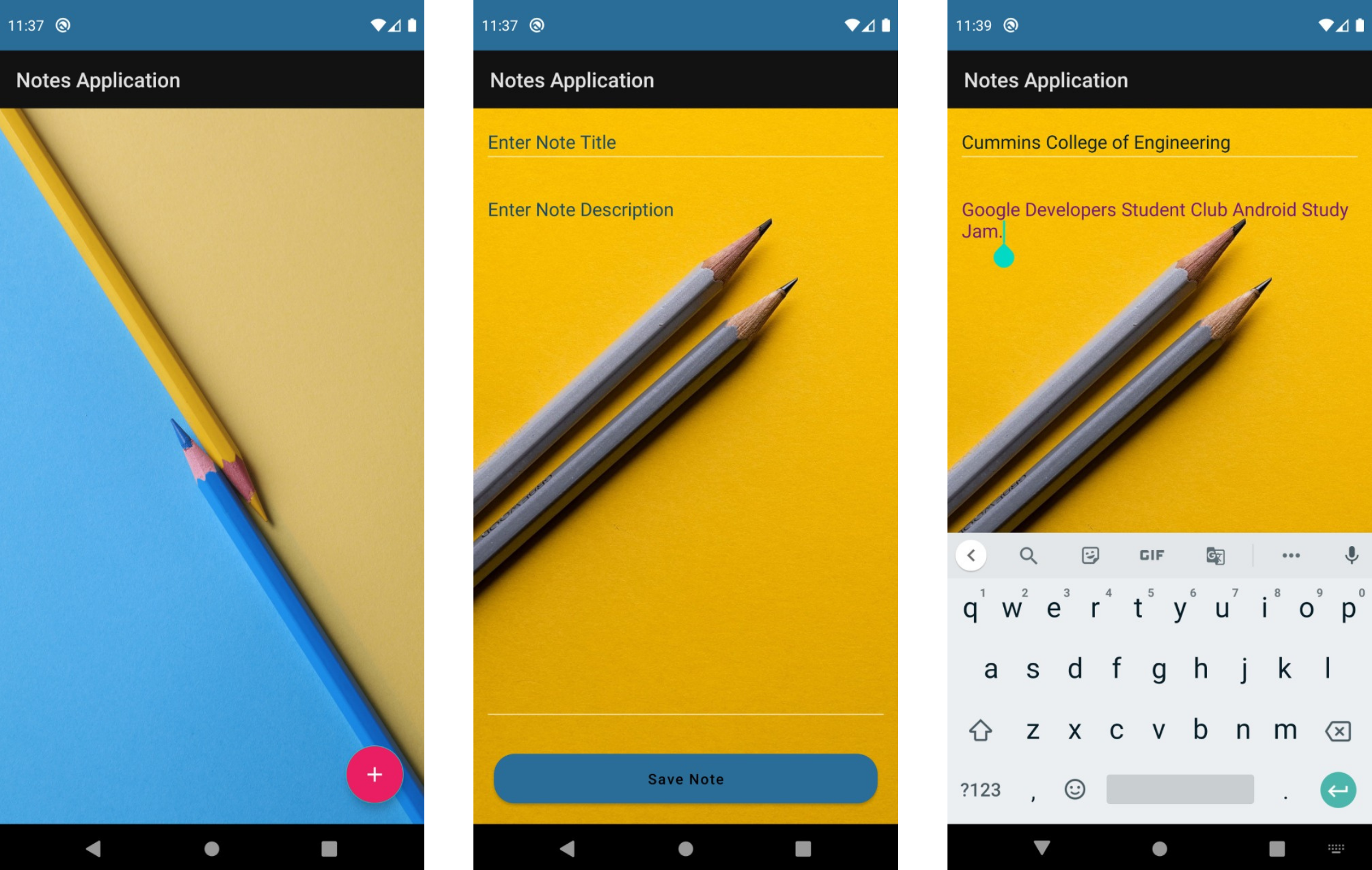 GitHub - Pranali-Jadhav/Notes-Application: Its an educational app for ...