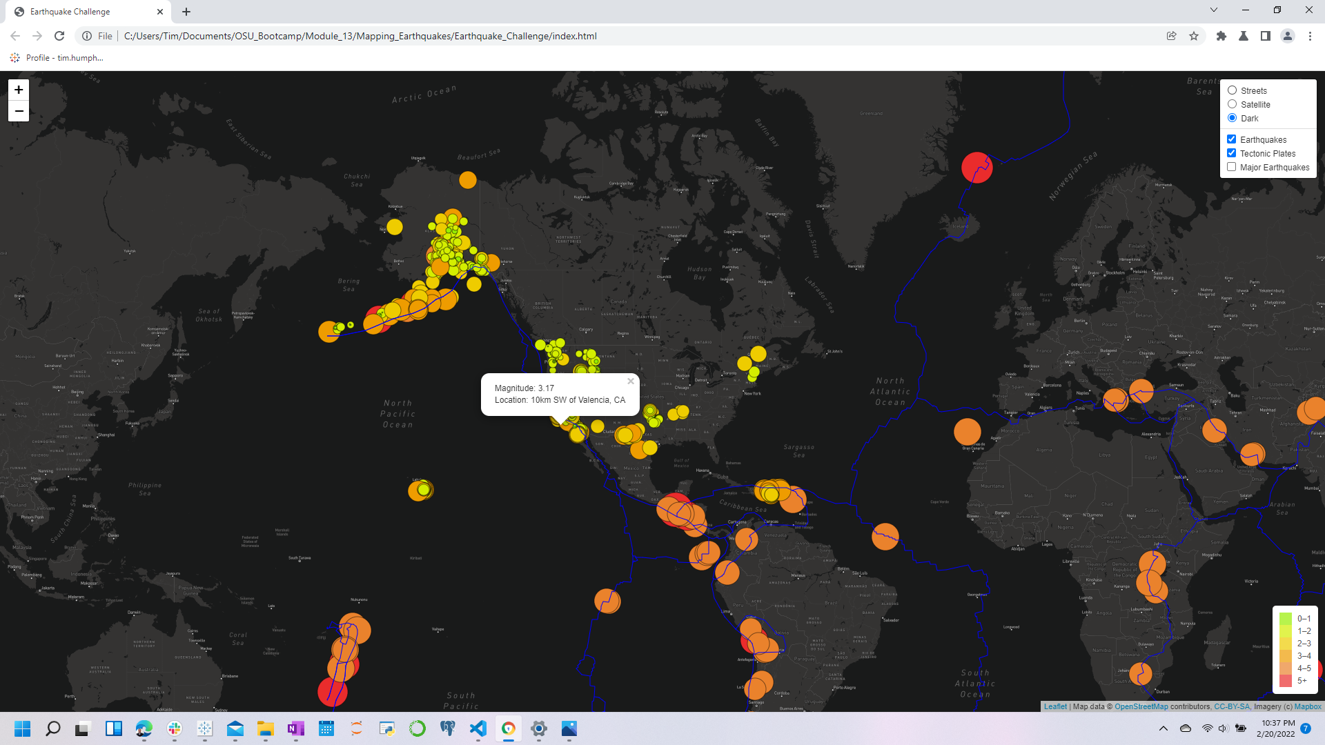 GitHub - tchumphrey65/Mapping_Earthquakes · GitHub
