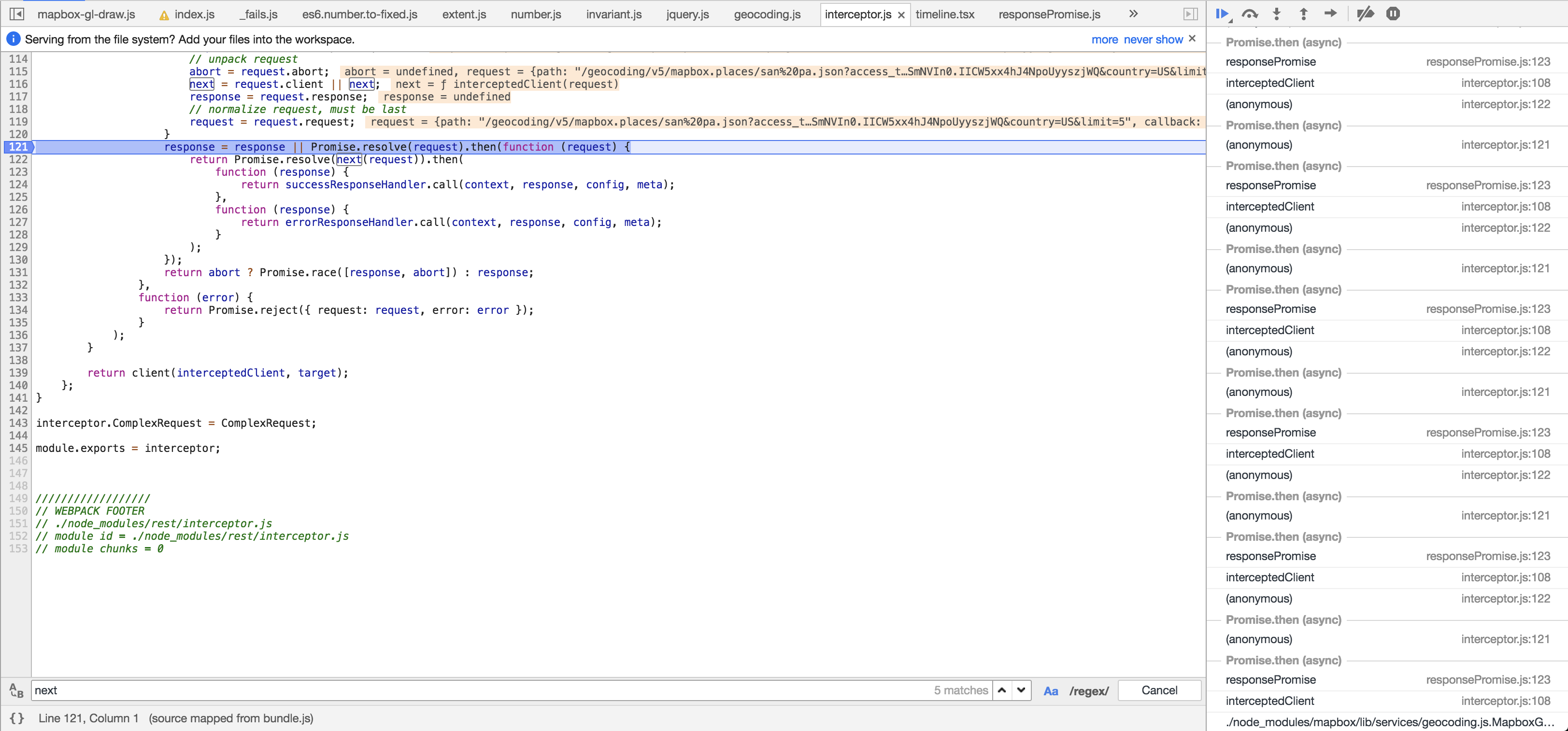 Search hanging despite successful api call · Issue #149 · mapbox/mapbox ...
