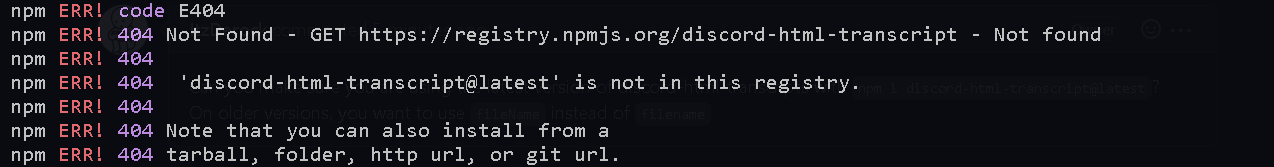 Question · Issue #80 · ItzDerock/discord-html-transcripts · GitHub