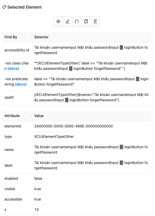 Unable to find element on iOS simulator with Appium Inspector · Issue ...