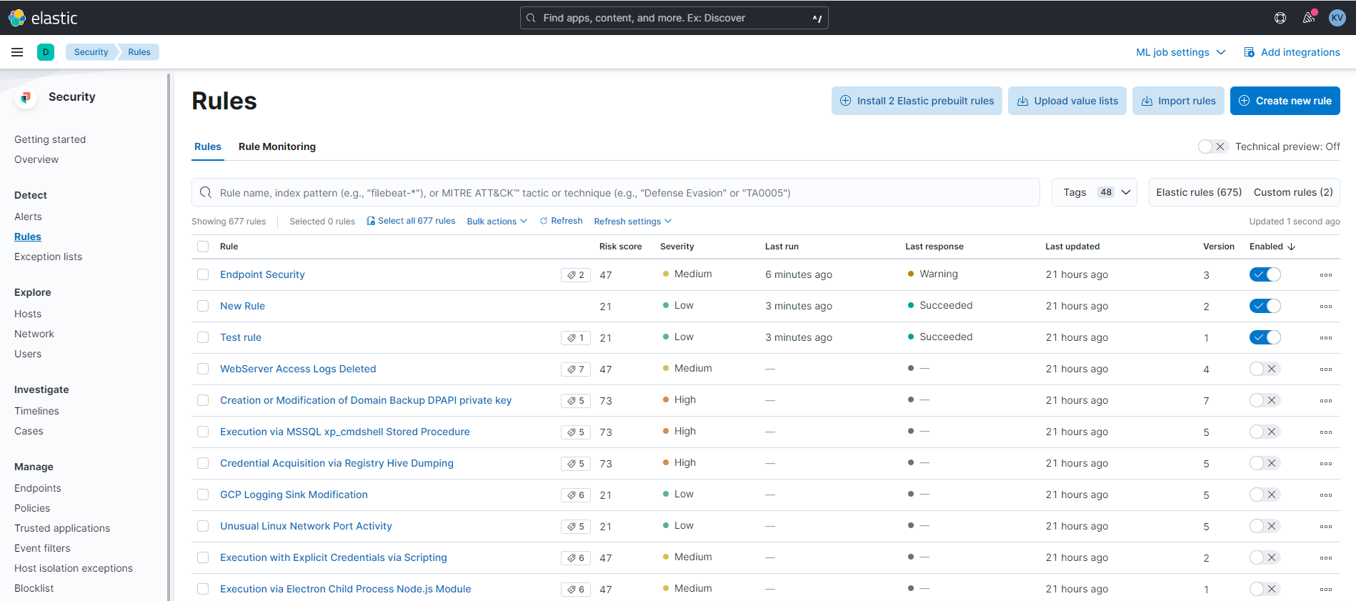 [BUG] Old Search bar for Rules Page · Issue #1912 · elastic/security ...