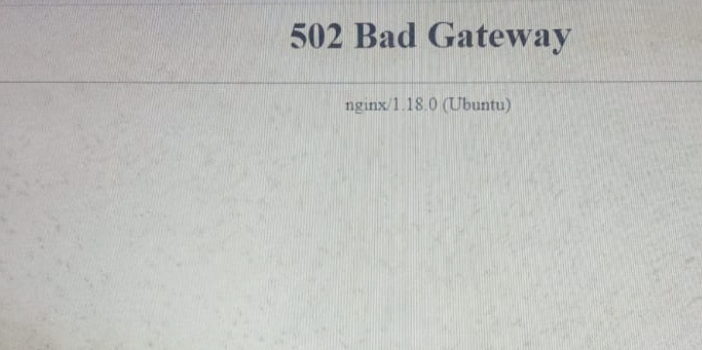 Nginx 502 Bad Gateway Issue 341 Yenthe666 InstallScript GitHub
