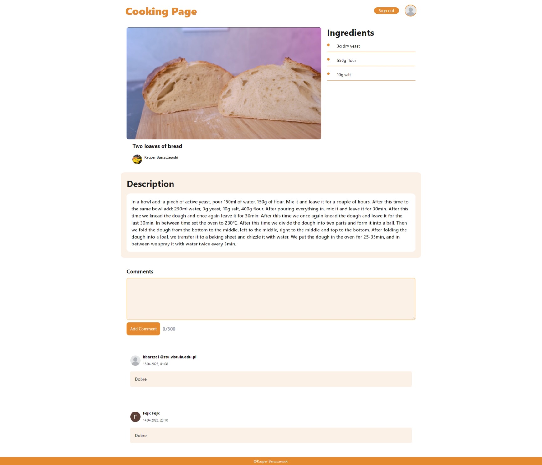 GitHub - KacperBarszczewski/Cooking_Page-NextJs: Full-stack Next.js ...