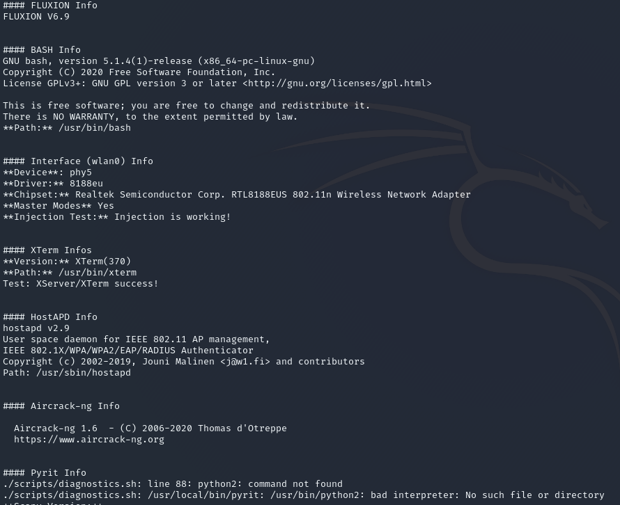 Fluxion 6.9 having show stopper issue while selecting interface · Issue ...