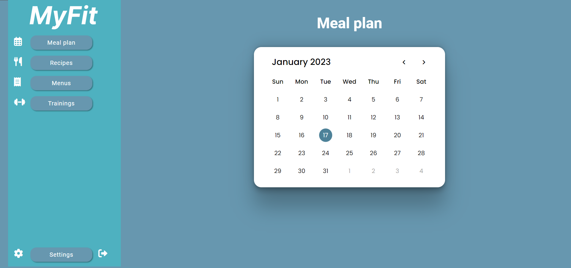 Github karmel920 myfit php project