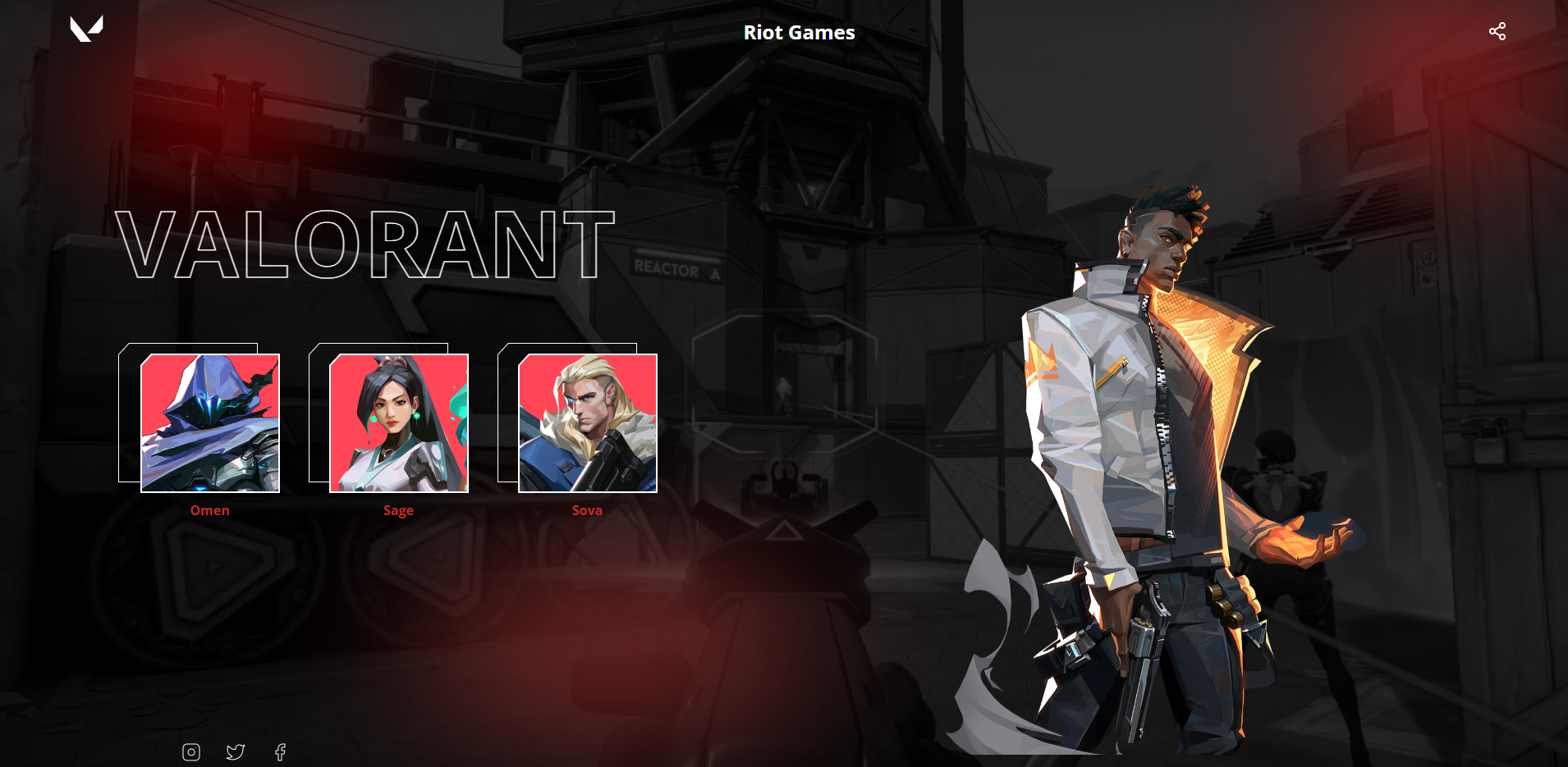 GitHub 013Edu/ladingpagevalorant