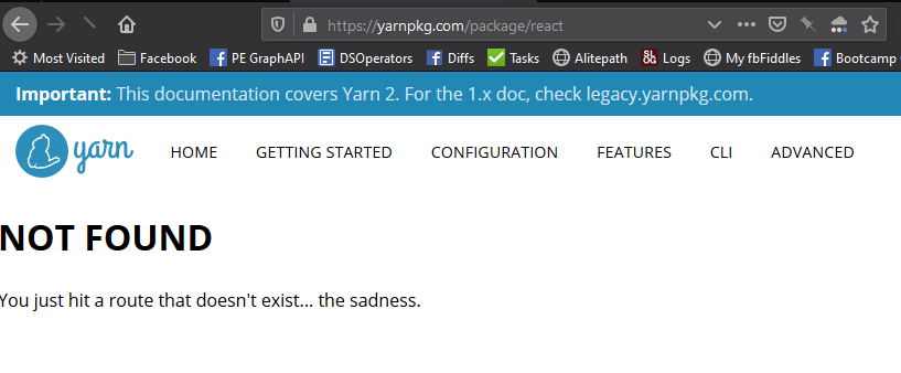 [Bug] Package details page on site shows 404 before rendering · Issue ...