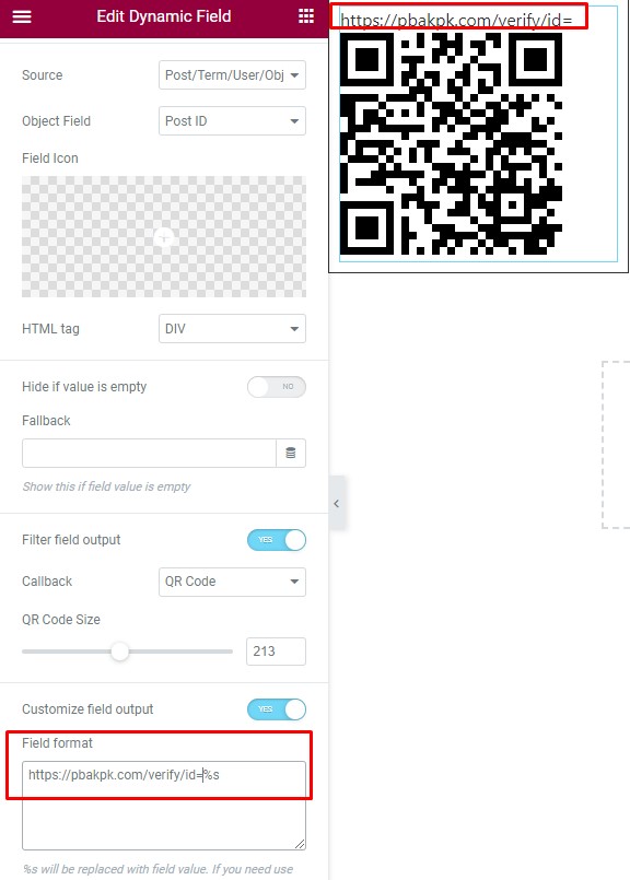QR Code ability to include field output · Issue #6602 · Crocoblock ...