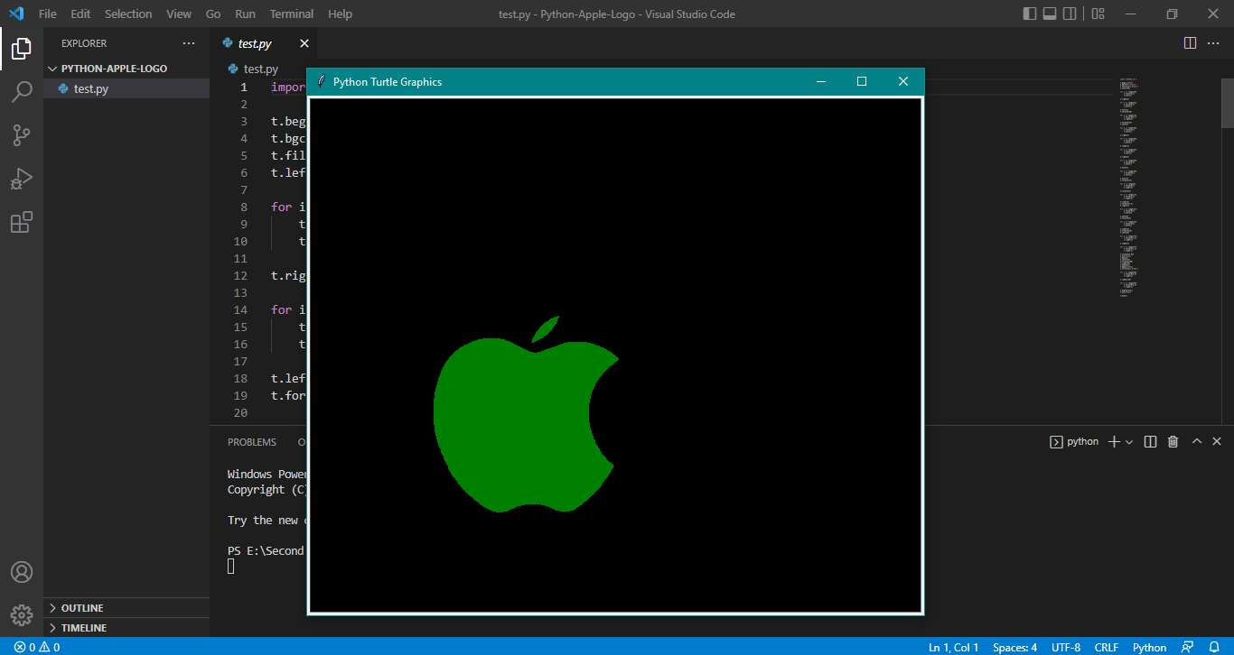 GitHub - parindyawijeseskara/Python-Apple_Logo: Draw Apple Logo using ...