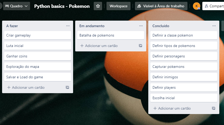GitHub - Askback/Python-Pokemon: Python Basics, criando um RPG Pokemon ...