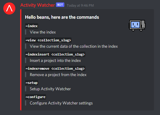 GitHub - B34n2/activitywatcher: Checks the activity of NFTs in an index ...