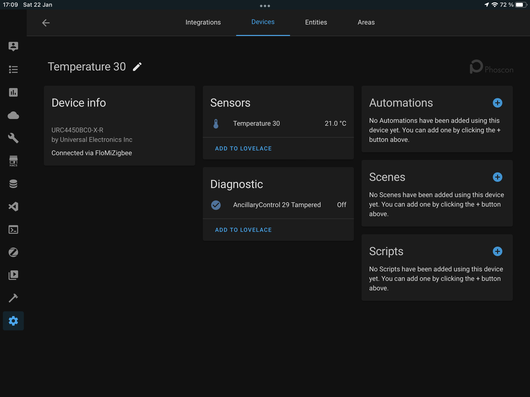 URC4450BC0XR by Universal Electronics Inc (Xfinity Keypad) · Issue