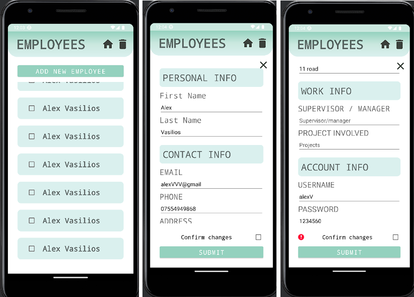GitHub - KynaChan/EmployeeManager: A client-side mobile application for ...