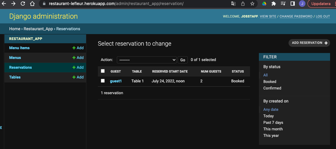 GitHub - jossansik/Portfolio-project4-restaurant-booking: Restaurant ...