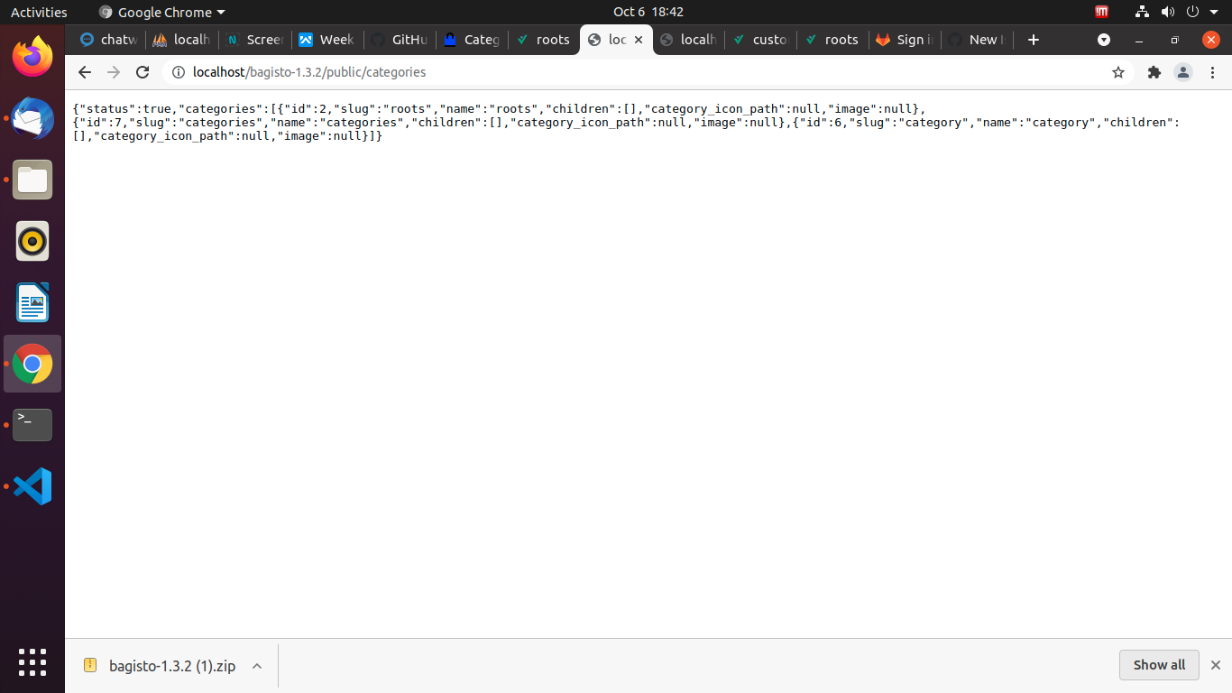 getting API error after opening categories named category · Issue #5200 ...