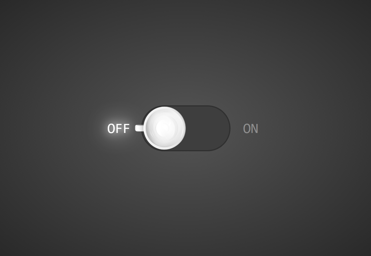 GitHub - marcuscaiado/coffee-onoff: On/Off Toggle Switch Animation with ...