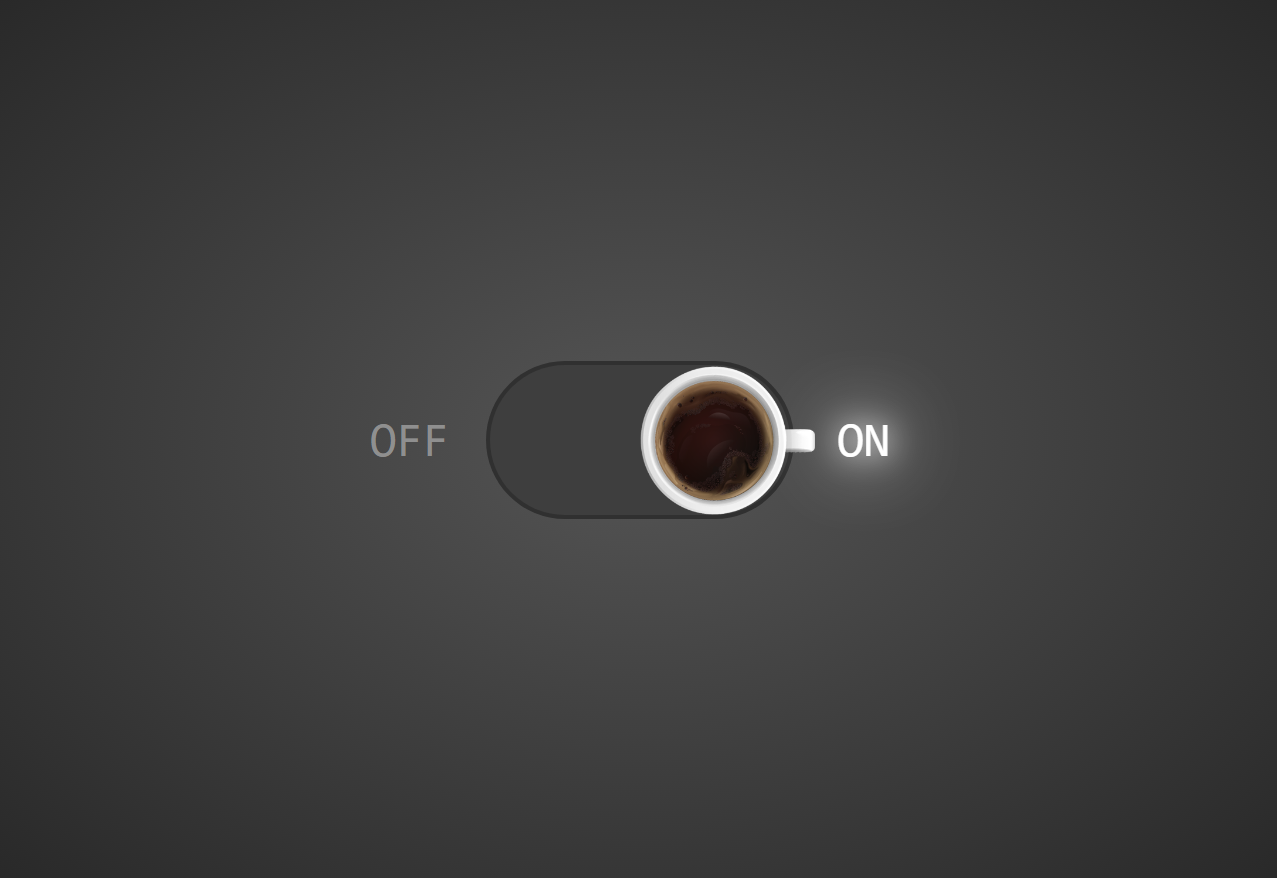 GitHub - marcuscaiado/coffee-onoff: On/Off Toggle Switch Animation with ...