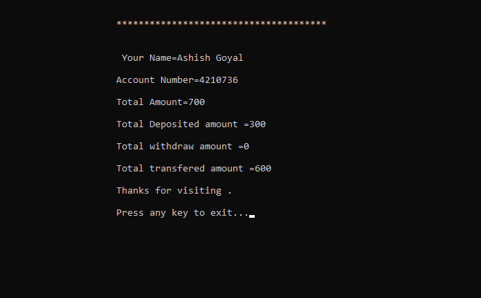 GitHub - ashish3281/Bank-Management-System: This program is written in ...