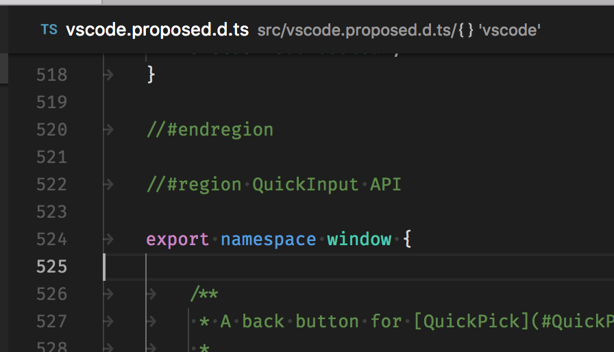 Breadcrumbs not showing namespace · Issue #54855 · microsoft/vscode ...