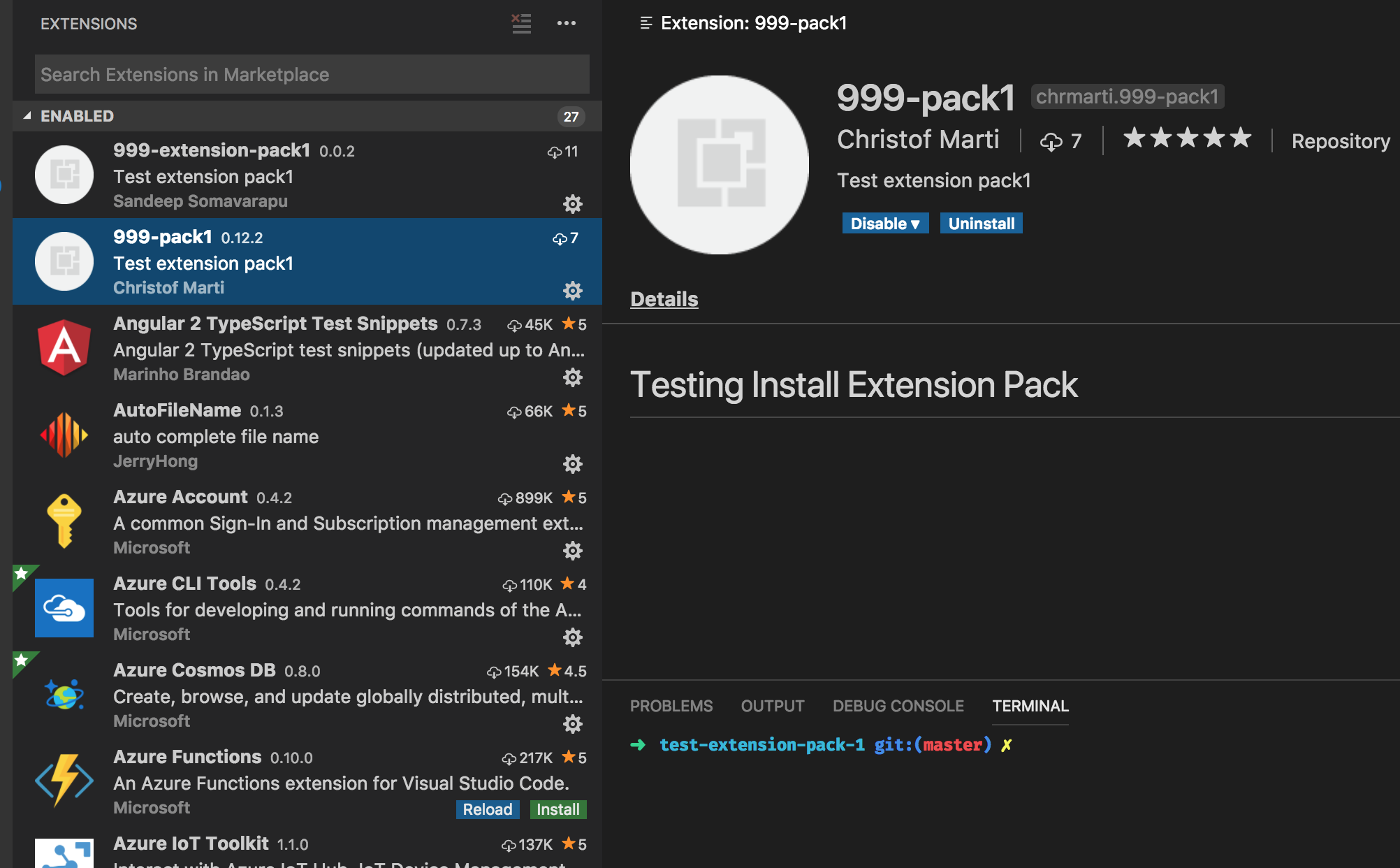 Add/remove Extension Uninstall Extension Pack? , Add, turn off, or remove extensions in ...