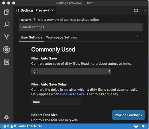 Empty settings editor when narrow · Issue #57345 · microsoft/vscode ...