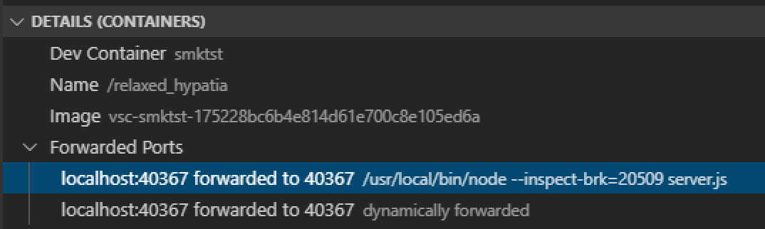 Forwarded port shown twice · Issue #1321 · microsoft/vscode-remote ...