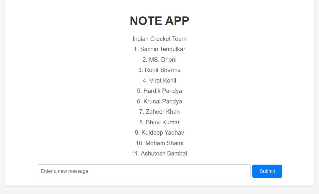Github ashubambal note app this repo having two tier note app