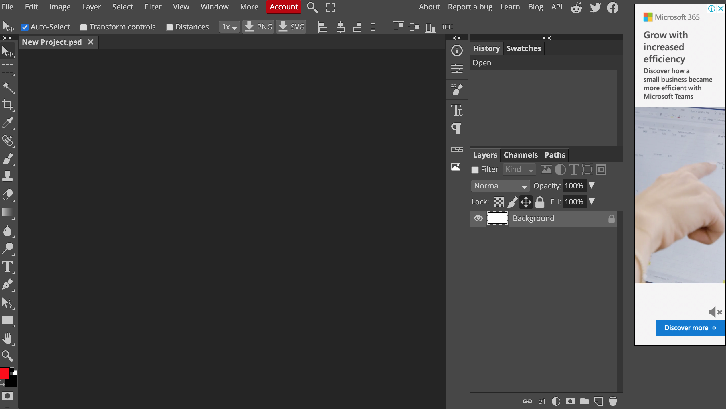 Artboard not showing up · Issue 3816 · photopea/photopea · GitHub
