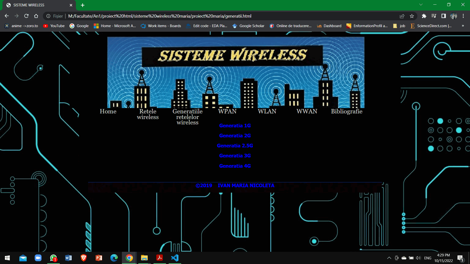 GitHub - Ivanm99/Sisteme-wireless: HTML/CSS project